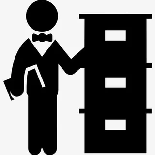 行政管理工作与档案图标免抠