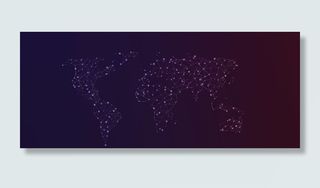 简约渐变色花纹banner高清