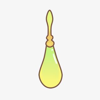 手绘黄色渐变首饰装饰免抠