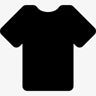 T恤黑色剪影图标免抠图标元素