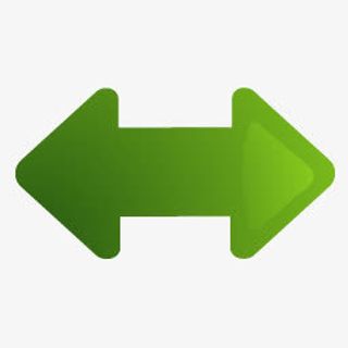 左右箭头矢量圆角PNG图标免抠