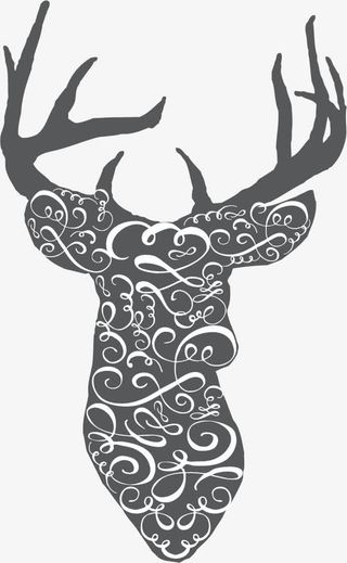 矢量动物花纹免抠