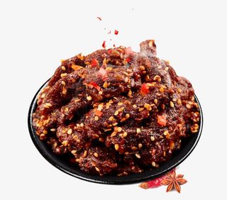 麻辣牛肉干免抠