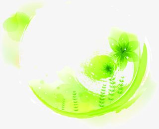 绿色荧光绿高清合成效果免抠