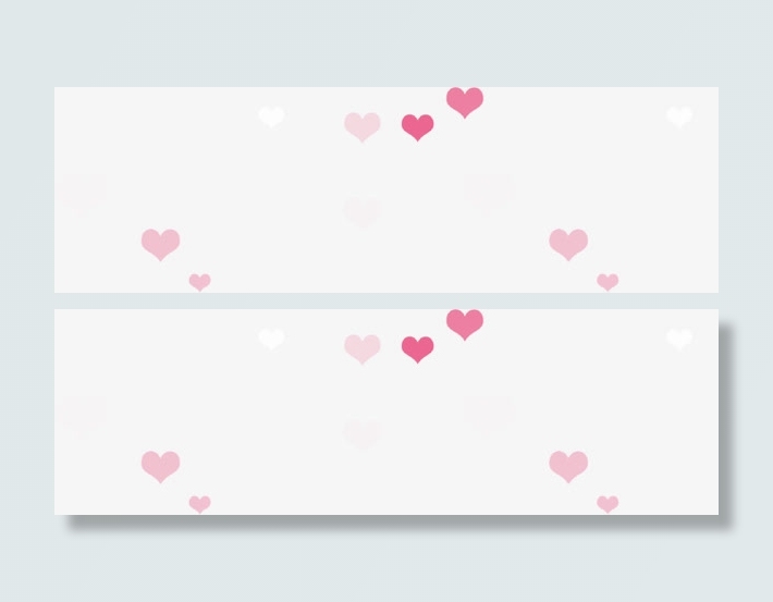 粉色模糊漂浮爱心免抠