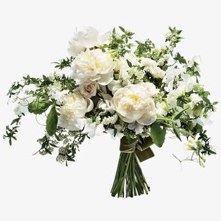 新娘手捧花白色免抠