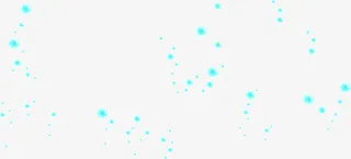 创意合成蓝色的星光效果设计免抠