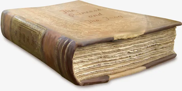 棕色复古书本免抠