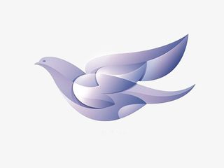 扁平化鸽子免抠