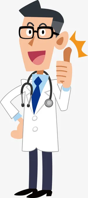 卡通医生元素免抠