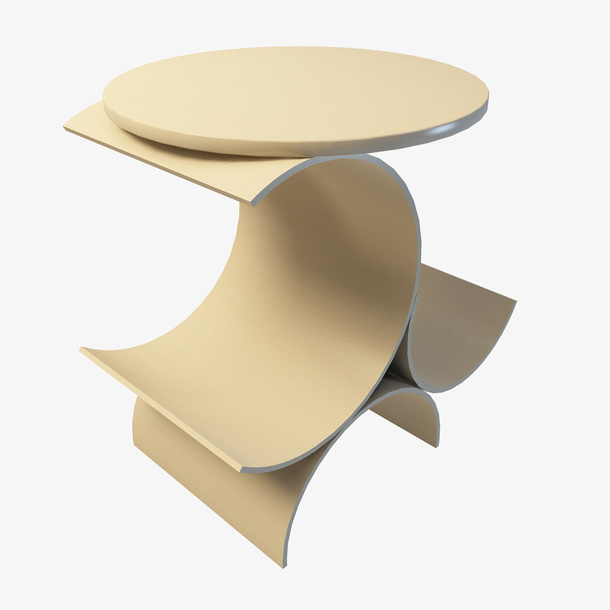 设计感象牙白颜色欧式桌子免抠