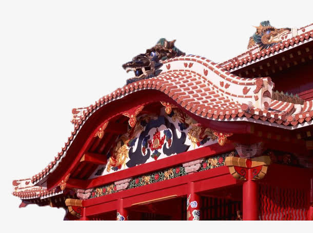 日本神社屋脊免抠