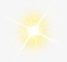 黄色的光效合成效果免抠