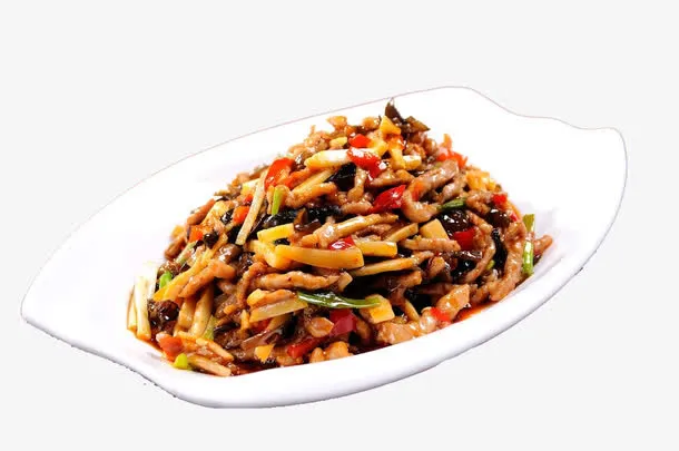 鱼香肉丝免抠