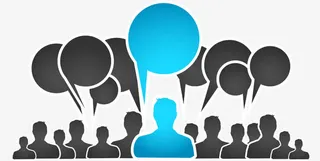 黑色人物群众素材免抠