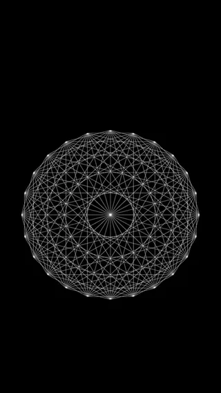 简约几何黑色H5背景高清