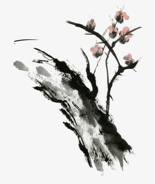 中国风梅花免抠