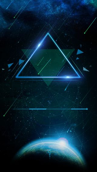 蓝色光效商务背景高清