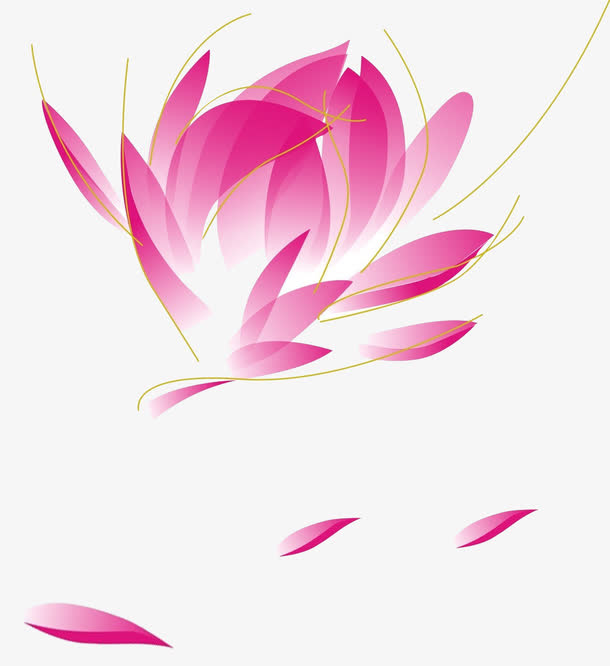 手绘花瓣免抠