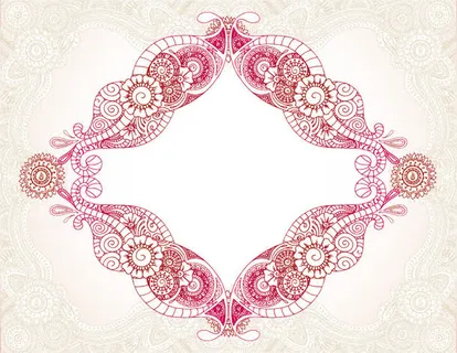 红色菱形底纹图案免抠