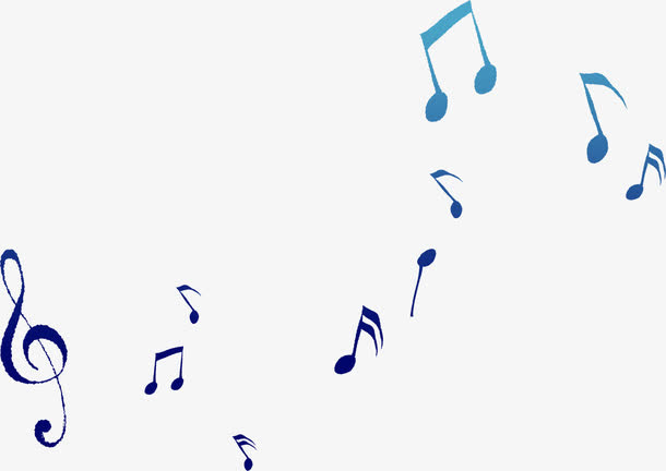 创意高清合成扁平风格音符免抠