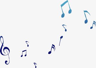 创意高清合成扁平风格音符免抠