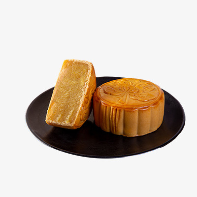 一个盘子里的月饼免抠