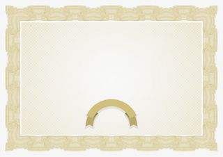 精美欧式花纹花边证书矢量素材免抠