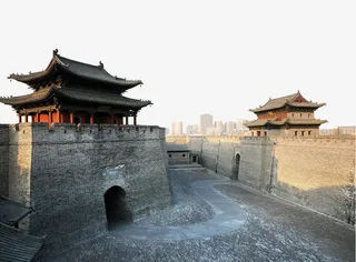 大同东城墙古城一角免抠