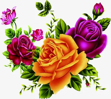 玫瑰花主题重装开业活动海报免抠 玫瑰花主题重装开业活动海报免抠