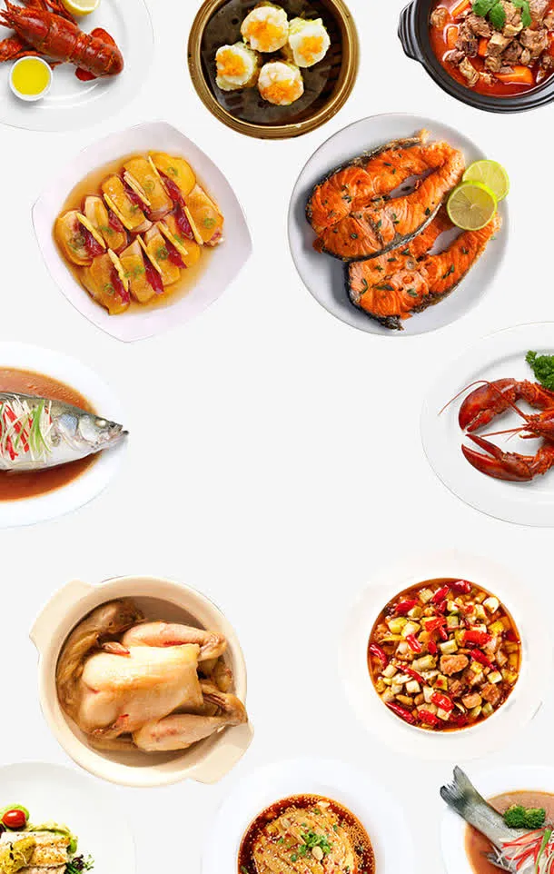 美食聚集免抠