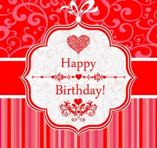 红色中国剪纸生日素材原素免抠