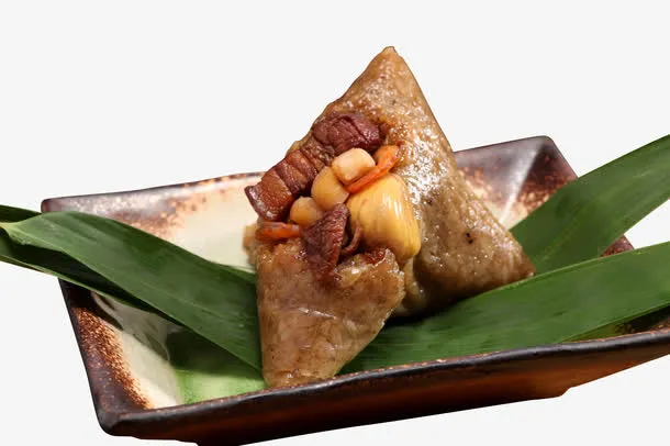 板栗海鲜肉粽免抠