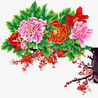 高清摄影节日花朵效果设计免抠