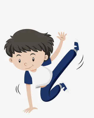 跳街舞的小孩2免抠