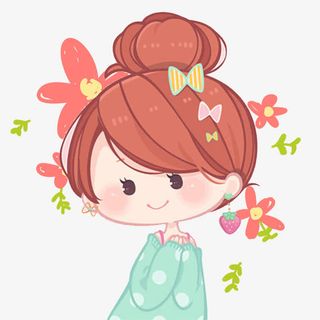 开心的女孩图片素材免抠