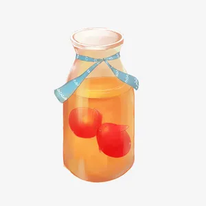 水果汁手绘画素材图片免抠