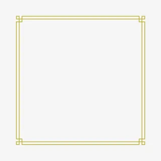 矢量棕黄色边框免抠