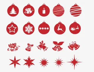 圣诞节装饰素材集合免抠