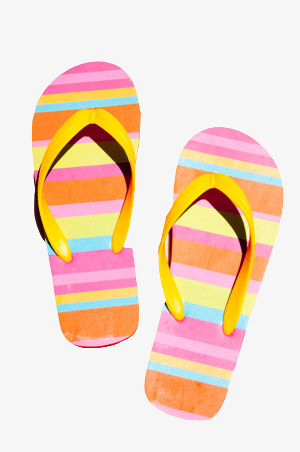 彩色不易吸水的阳光下的海边沙滩免抠