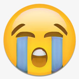 哭泣流泪大黄脸免抠