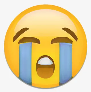 哭泣流泪大黄脸免抠