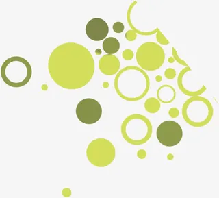 绿色圆形底纹装饰免抠