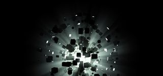 黑色几何体背景高清