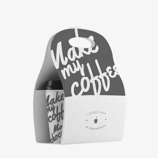 咖啡外卖袋免抠