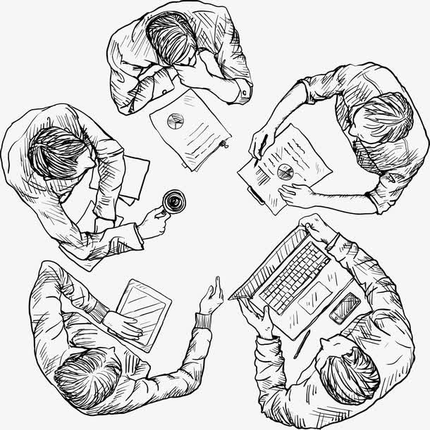 团队合作免抠