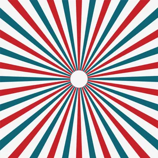 红色线条射线免抠