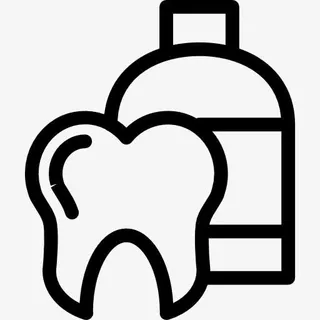 齿漱口水图标免抠