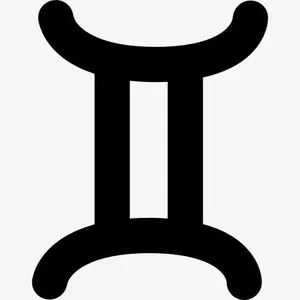 双子座的星座符号图标免抠