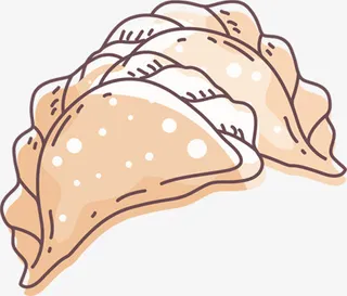 两只饺子免抠